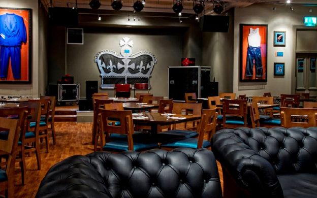 Stunning snapshot capturing the vibrant interior of Hard Rock Café Glasgow, immersing guests in its captivating atmosphere and rock 'n' roll spirit.